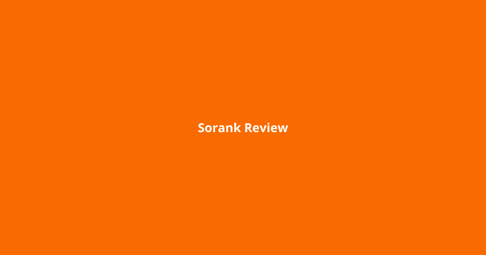 sorank avis 
